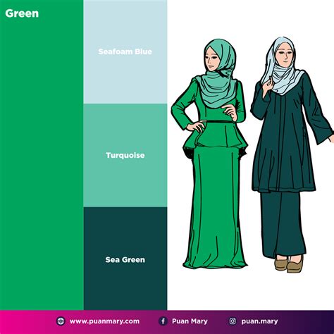 15+ Idea Baju Hijau Tudung Warna Apa yang Popular dan Bergaya